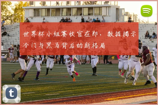 世界杯小组赛收官在即，数据揭示冷门与黑马背后的新格局